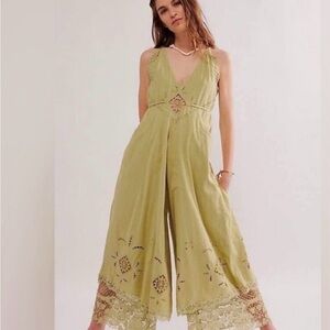 Free People Always Yours Crochet Lace Jumpsuit
